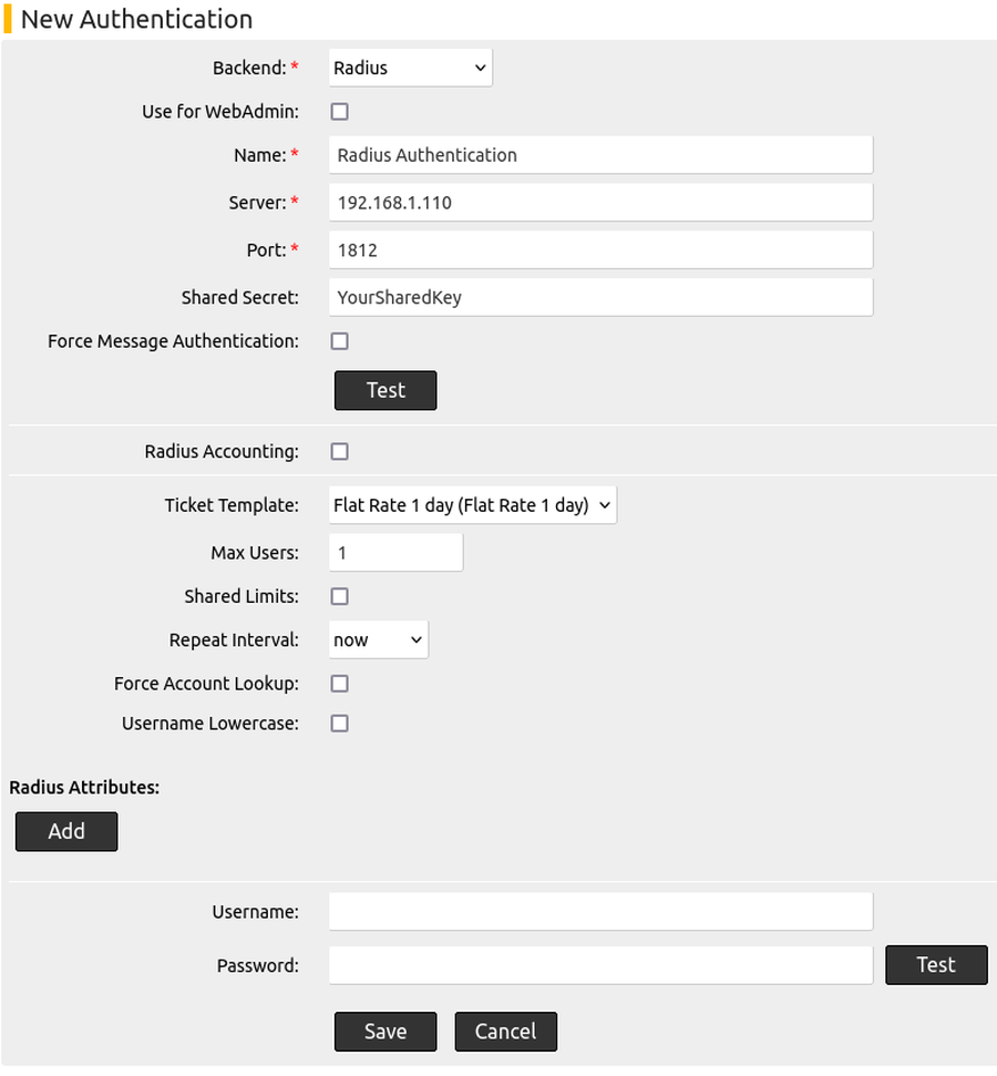 External Authentication - IACBOX