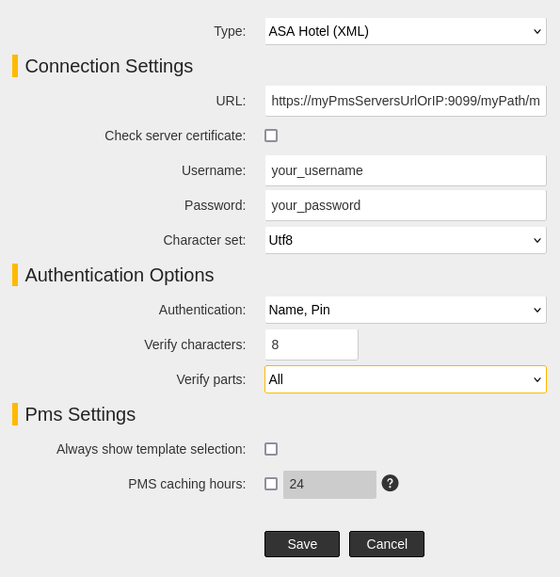 Asa Hotel XML - IACBOX
