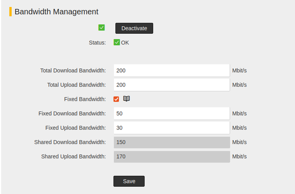 Fixed Bandwidth - IACBOX